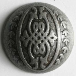 Full Metal Button - Size: 23mm - Color: Antique Tin - Art.-nr.: 330362 