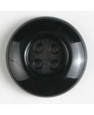 fashion button - Size: 30mm - Color: black - Art.-Nr.: 340788