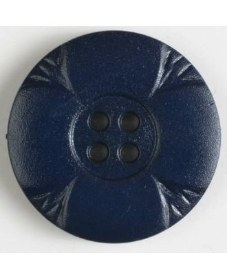 polyamide button with holes - Size: 23mm - Color: navy blue - Art.No. 310802