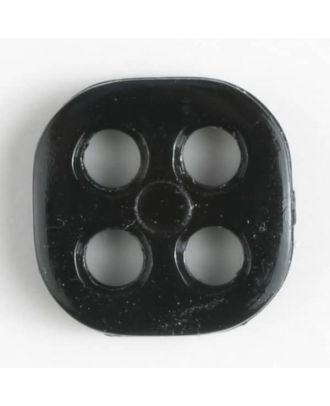 Fashion button - Size: 11mm - Color: black - Art.No. 110005
