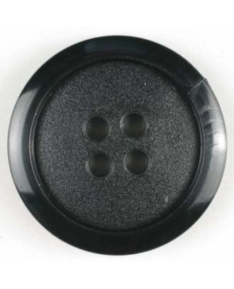 Fashion button - Size: 14mm - Color: black - Art.No. 180502