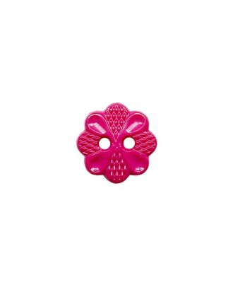 polyamide button with 2 holes - Size: 13mm - Color: pink - Art.No.: 223048