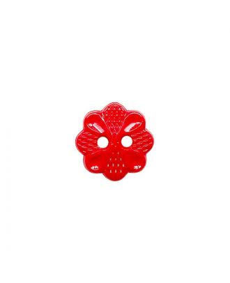 polyamide button with 2 holes - Size: 13mm - Color: rot - Art.No.: 223050