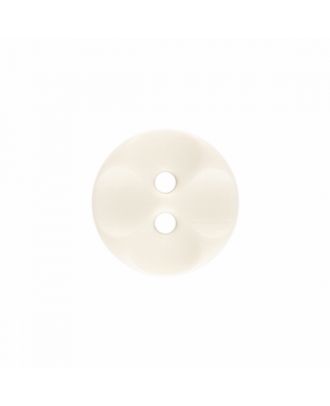 polyamide button round shape with 2 holes - Size: 13mm - Color: pure white - Art.-Nr.: 221944
