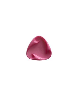 polyamide button triangular with shank - Size: 13mm - Color: pink - Art.No.: 245010