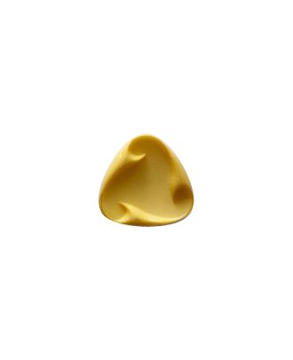 polyamide button triangular with shank - Size: 15mm - Color: gelb - Art.No.: 265048