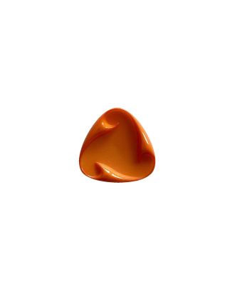 polyamide button triangular with shank - Size: 13mm - Color: orange - Art.No.: 245012