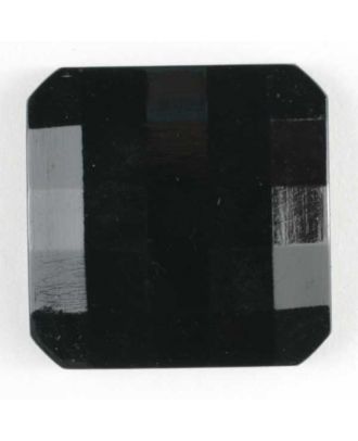 Fashion button - Size: 15mm - Color: black - Art.No. 190000