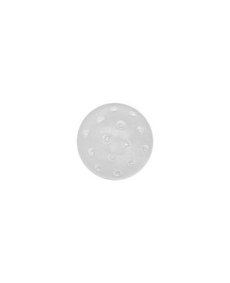 plexiglass button round shape in a frozen look and with shank - Size: 14mm - Color: transparent - Art.No.: 281278