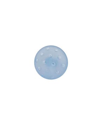 plexiglass button round shape in a frozen look and with shank - Size: 14mm - Color: light blue - Art.No.: 287001