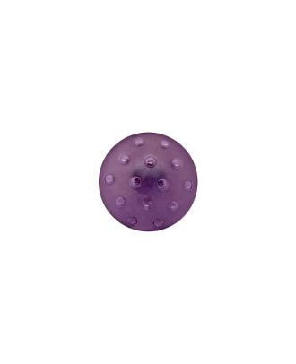 plexiglass button round shape in a frozen look and with shank - Size: 14mm - Color: purple - Art.No.: 287002