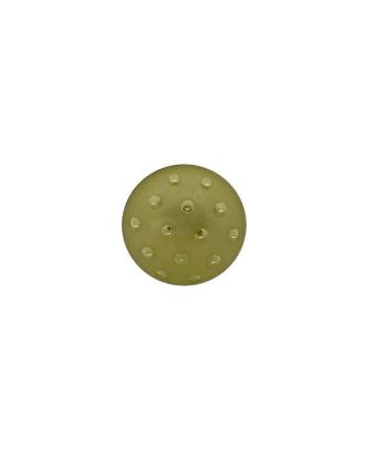 plexiglass button round shape in a frozen look and with shank - Size: 11mm - Color: khaki - Art.No.: 247003