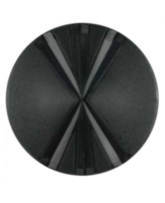 Fashion button - Size: 20mm - Color: black - Art.No. 220935