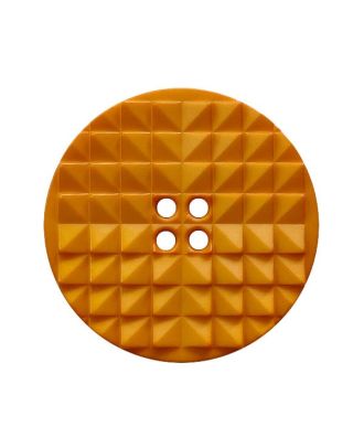 polyamide button round shape with eye-catching surface and 2 holes - Size: 20mm - Color: orange - Art.No.: 337019