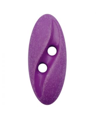 polyamide button oval-shaped "Vintage Look" with 2 holes - Size: 20mm - Color: lila - Art.No.: 318805