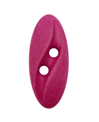 polyamide button oval-shaped "Vintage Look" with 2 holes - Size: 20mm - Color: pink - Art.No.: 318808