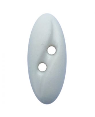 polyamide button oval-shaped "Vintage Look" with 2 holes - Size: 20mm - Color: weiß - Art.No.: 311112