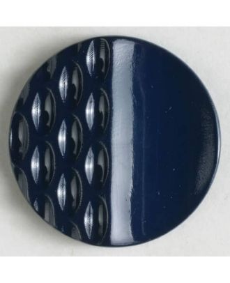 polyamide button with holes - Size: 23mm - Color: navy blue - Art.No. 310806