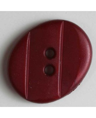 Fashion button - Size: 15mm - Color: red - Art.No. 210969