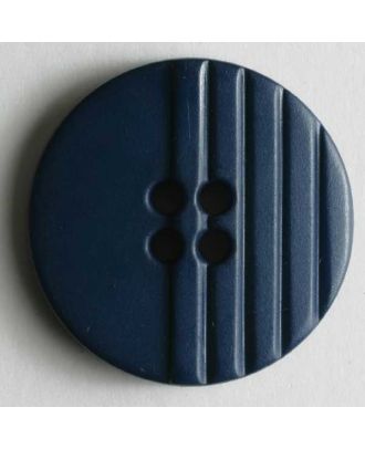 Fashion button - Size: 18mm - Color: blue - Art.No. 221027