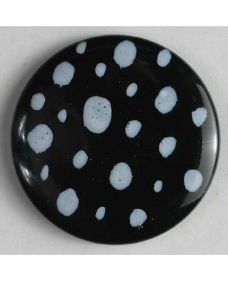 Fashion button - Size: 23mm - Color: black - Art.No. 282001