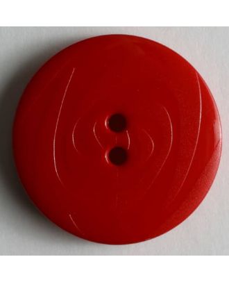 Fashion button - Size: 19mm - Color: red - Art.No. 221122