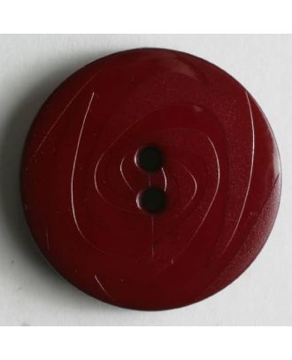 Fashion button - Size: 23mm - Color: red - Art.No. 250910