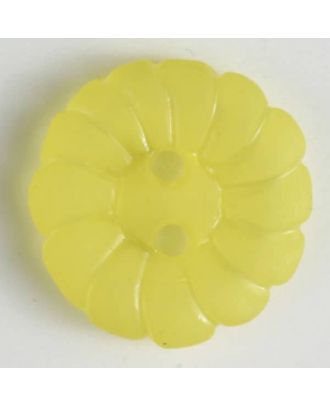 fashion button - Size: 13mm - Color: yellow - Art.-Nr.: 224509
