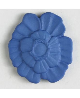 plastic button with shank - Size: 23mm - Color: blue - Art.No. 294603