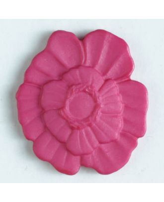 plastic button with shank - Size: 23mm - Color: pink - Art.No. 294606
