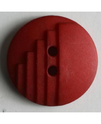 Fashion button - Size: 23mm - Color: red - Art.No. 280484