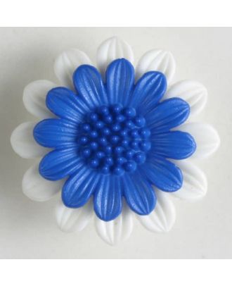 fashion button - Size: 28mm - Color: blue - Art.-Nr.: 370030