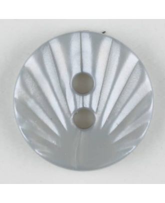 polyamide button, 2 holes - Size: 13mm - Color: grey - Art.-Nr.: 213700