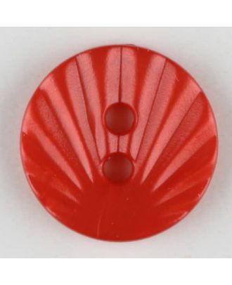 polyamide button, 2 holes - Size: 13mm - Color: red - Art.-Nr.: 213722