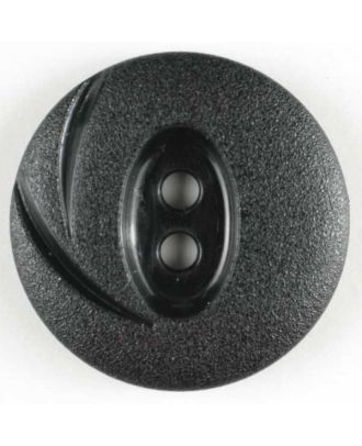 Fashion button - Size: 18mm - Color: black - Art.No. 250899