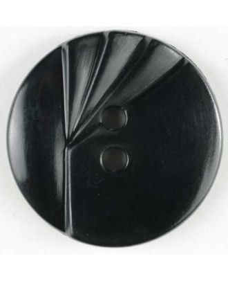 Fashion button - Size: 20mm - Color: black - Art.No. 260564