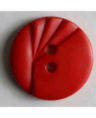 Fashion button - Size: 20mm - Color: red - Art.No. 260594