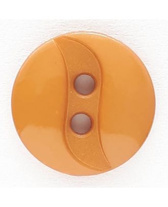 polyamide button with 2 holes - Size: 13mm - Color: beige - Art.No. 218701