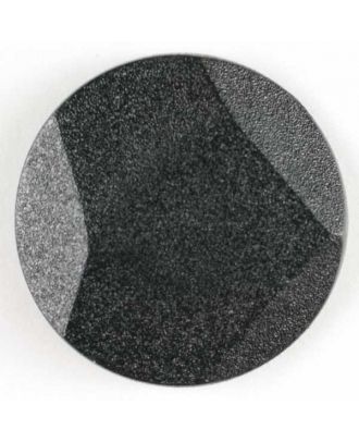 Fashion button - Size: 18mm - Color: black - Art.No. 250956