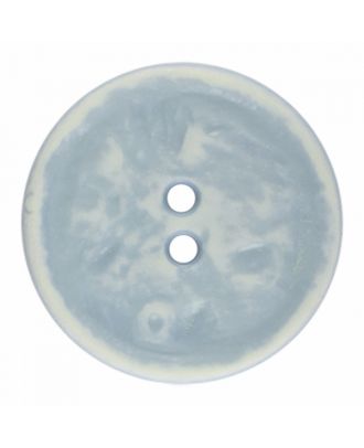 polyamide button round shape vintage look and 2 holes - Size: 23mm - Color: blue - Art.-Nr.: 346827