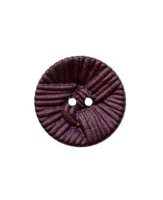 polyamide button round shape ball-of-yarn-look  2 holes - Size: 25mm - Color: brown - Art.No.: 375107