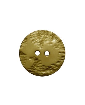 polyamide button round shape with structure on the surface and 2 holes - Size: 23mm - Color: beige - Art.No.: 343108