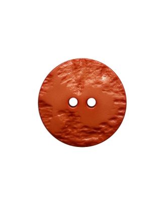 polyamide button round shape with structure on the surface and 2 holes - Size: 23mm - Color: red - Art.No.: 343114