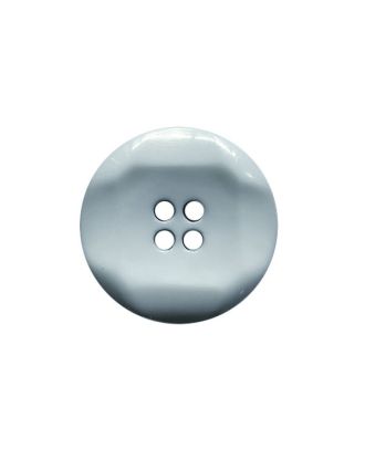 polyamide button round shape with shiny surface and 4 holes - Size: 23mm - Color: light blue - Art.No.: 343103