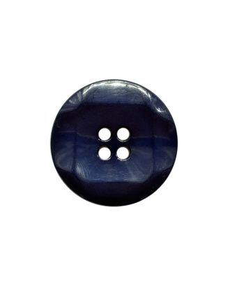 polyamide button round shape with shiny surface and 4 holes - Size: 23mm - Color: dark blue - Art.No.: 343104