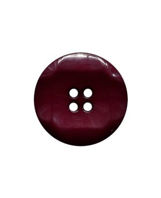 polyamide button round shape with shiny surface and 4 holes - Size: 23mm - Color: burgundy - Art.No.: 343107