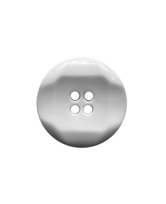 polyamide button round shape with shiny surface and 4 holes - Size: 23mm - Color: white - Art.No.: 341530