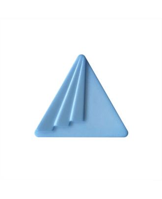 polyamide button triangular shape with shank - Size: 25mm - Color: light blue - Art.No.: 377001