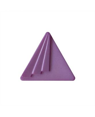 polyamide button triangular shape with shank - Size: 25mm - Color: purple - Art.No.: 377002