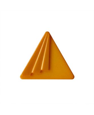 polyamide button triangular shape with shank - Size: 20mm - Color: orange - Art.No.: 337009